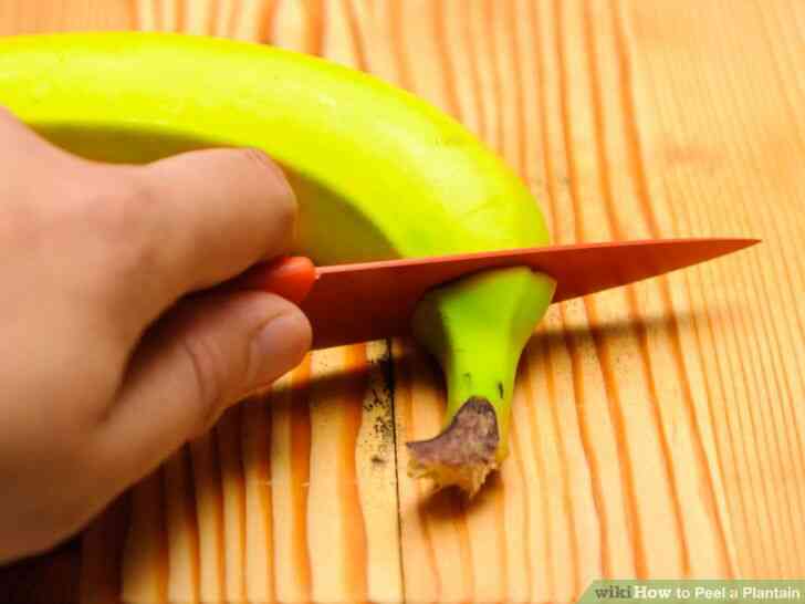Image intitulée Peler une banane Plantain l